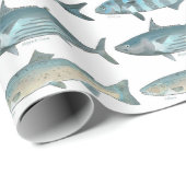 魚の包装紙 ラッピングペーパー (ロールコーナー)