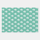 魚の包魅力的装紙セット3 ラッピングペーパーシート (正面3)