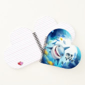 魚の友人のサメとキャスパー最高ののノア ノートブック (内部)