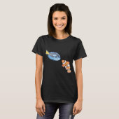 魚の友達探し Tシャツ (正面フル)