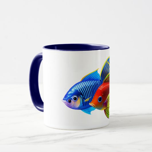 魚の友達 マグカップ (正面左)
