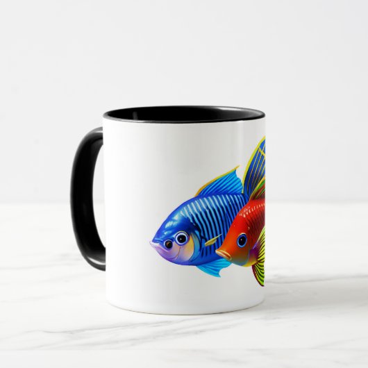 魚の友達 マグカップ (正面左)