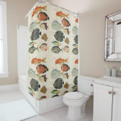 魚の収集 シャワーカーテン (インサイチュ)