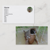 魚の口-名刺のテンプレート 名刺 (正面/裏面)