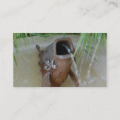 魚の口-名刺のテンプレート 名刺 (裏面)