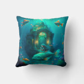 魚の可愛い装飾用クッション クッション (裏面)