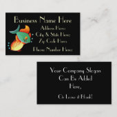 魚の名刺サンプル3 名刺 (正面/裏面)