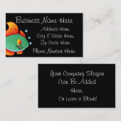 魚の名刺サンプル8 名刺 (正面/裏面)