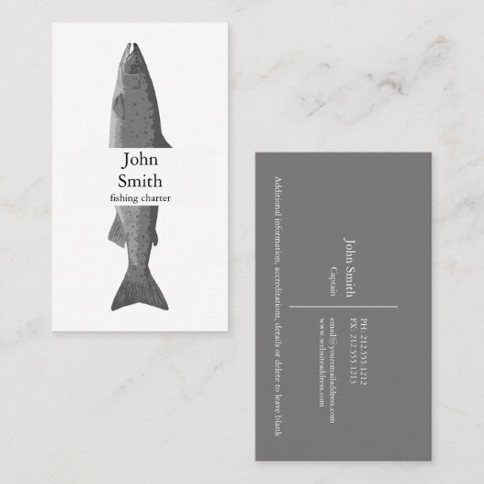 魚の名刺 名刺 (正面/裏面)
