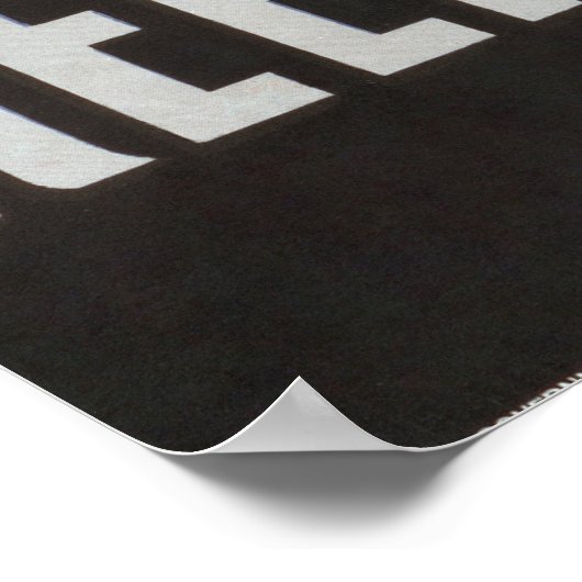 魚の吸盤 ポスター (角)