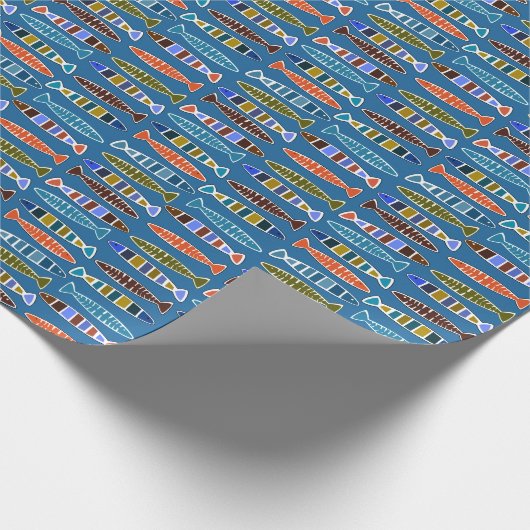 魚の型包み紙 ラッピングペーパー (角)