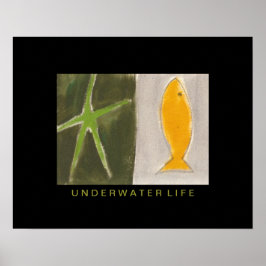 魚の壁絵画を飾る ポスター