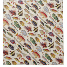 魚の変化 シャワーカーテン