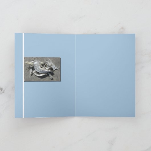 魚の夕食 カード (内部)