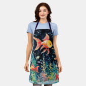 魚の夢の国、水族館の完成。 エプロン (着用した状態)