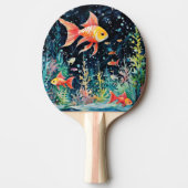 魚の夢の国、水族館の完成。 卓球ラケット (正面)
