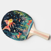 魚の夢の国、水族館の完成。 卓球ラケット (横)