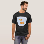 魚の失った鉢に二人の魂が泳ぐ Tシャツ (正面フル)