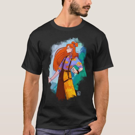 魚の女性 Tシャツ (正面)