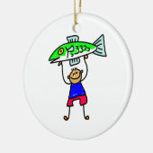 魚の子供 セラミックオーナメント (左)