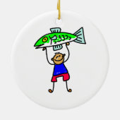 魚の子供 セラミックオーナメント (裏面)