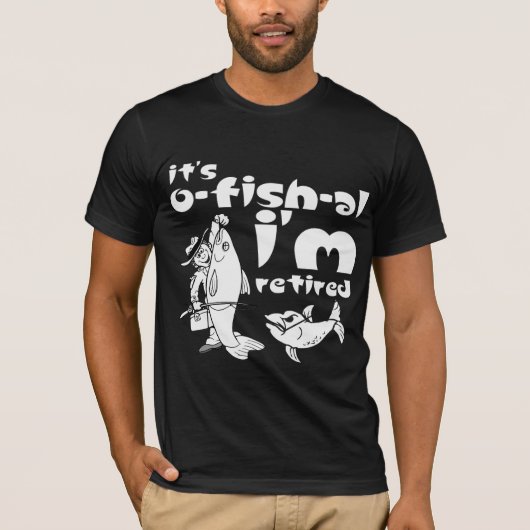 魚の定年 Tシャツ (正面)