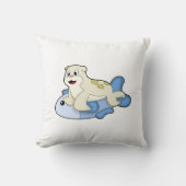 魚の封印 クッション (正面)