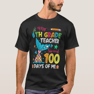 魚の尾を持つ6年生の先生 100日間のMを生き抜いた Tシャツ