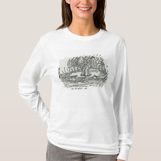 魚の島のSt.ブレンダン Tシャツ (正面)