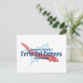 魚の店を覗くウナギのエリー ポストカード (スタンド正面)