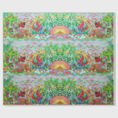 魚の庭 ラッピングペーパー (フラット)