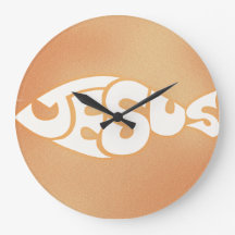 魚の形をしたキリスト教の牧師の贈り物「イエス」