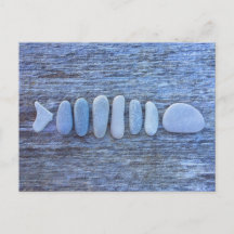 魚の形をしたロックアート