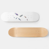 魚の形絵を描のサーフロゴアーモダント スケートボード (横)