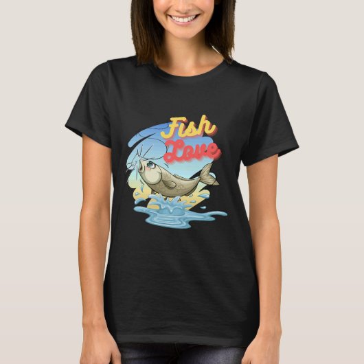 魚の愛 Tシャツ (正面)