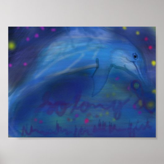 魚の感謝してい間が長い ポスター (正面)