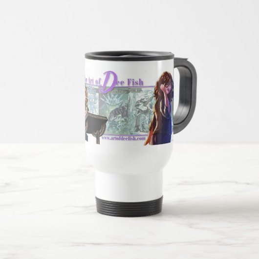 魚の手芸 トラベルマグ (正面右)