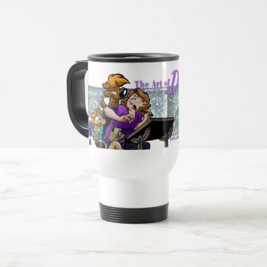 魚の手芸 トラベルマグ (正面左)