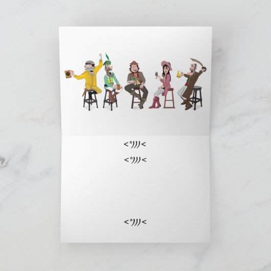 魚の指 カード (内部)