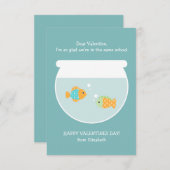 魚の教室バレンタイン 招待状 (正面/裏面)