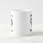 魚の数が多いほど効果が少ない ジャンボコーヒーマグカップ (正面)