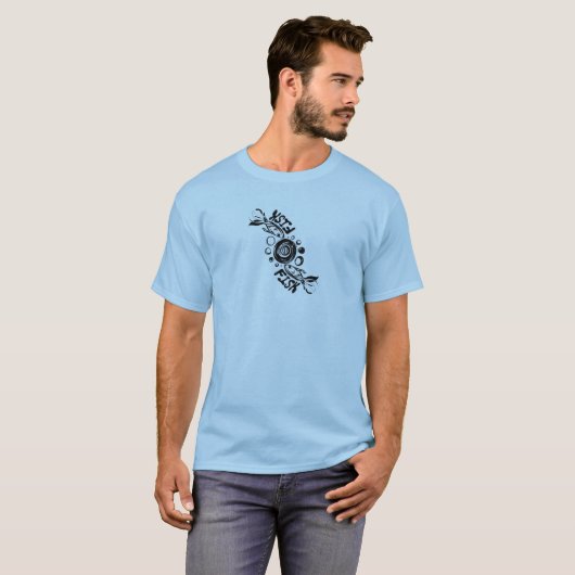 魚の文字F Tシャツ (正面フル)