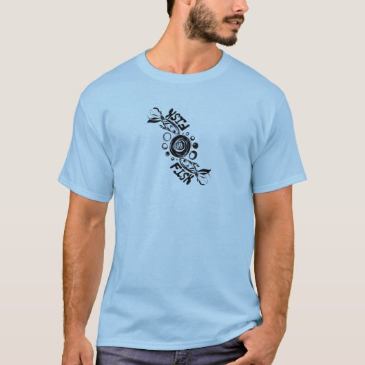 魚の文字F Tシャツ (正面)
