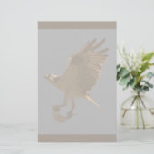 魚の文房具を持つミサゴ 便箋 (スタンド正面)