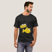 魚の新しいピアスデザイン Tシャツ (正面フル)