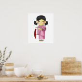 魚の新生ガール ポスター (キッチン)