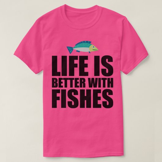 魚の方が命が惜しい2 Tシャツ (デザイン正面)