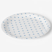 魚の柄 ペーパープレート (アングル)