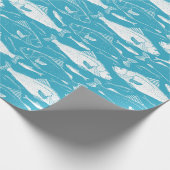 魚の柄 ラッピングペーパー (角)