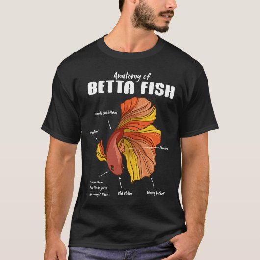魚の構造 Tシャツ (正面)